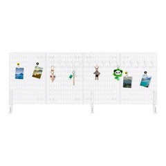 4* 46.5*15.7in Desk Partition Panel Desk Partition Pegboard Desk Privacy Panels