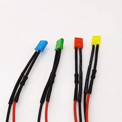 5/10 Pcs 2X5X7MM Rectangle LEDs Bulb Pre-Wired 20cm 2V 3V 6V 9V 12V~220V 5 Color
