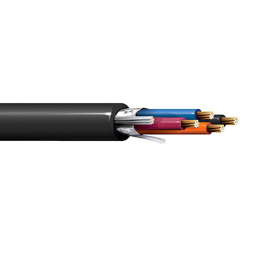 Belden 28326AS 18/4 Overall Shielded Tray Cable TC-ER PVC Jacket Black 600V