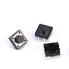 12x12mm Tactile Tact Push Button Switch 4 Pin DIP Through Hole SPST PCB Miniatur