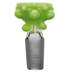 Pyrex Lab Glass Slide Color Wart Funnel Bowl 14mm Fitting Tobacco Hookah Bong