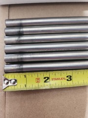 (Tag C80) 7/16″ Dia Titanium Rods, 12+” Long, 6 Rods, You Get All, Medical Grade