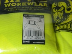 OccuNomix Hi-Viz Yellow High Vis. Long SL T-Shirt Qty 10 Sz 2XL LUX-LST2BX-Y2X