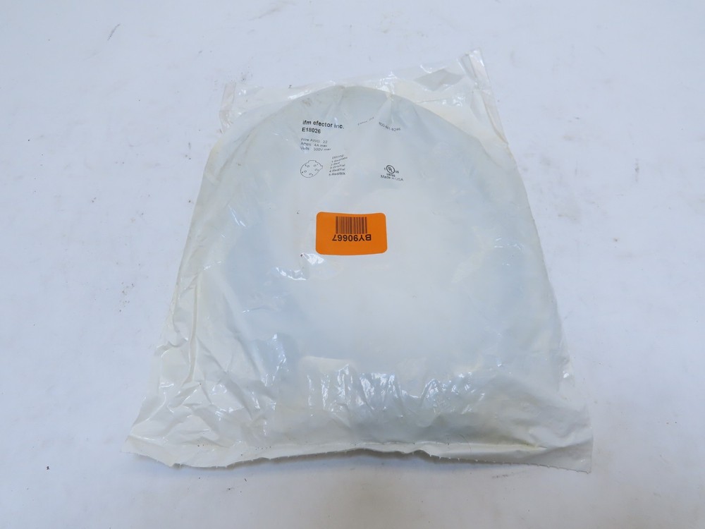 IFM Efector E18026 5-pin cordset for sensor & actuator connection 4 m long