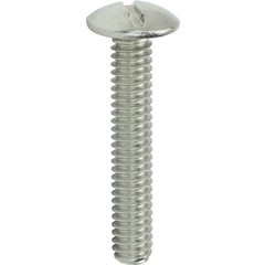 6-32 Truss Head Machine Screws Slotted Drive Stainless Steel All Lengths