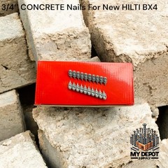 1000x 3/4’’ CONCRETE Nails for Hilti BX4 – NAILS FOR BX4 19mm