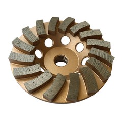4″ Concrete Grinding Cup Wheels 16 Diamond Abrasive Seg 5/8″-11 Arbor