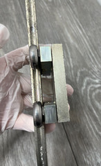 S-Shaped Compact Linear Rail Guide System w/Sliders (Part# Unknown)