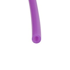 3mm x 5mm Dia High Temp Resistant Silicone Tube Hose Rubber Pipe Purple 2M Long