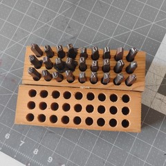 Young Brothers Stamp Works Gruv Grip 27 Pc. Set 3/16″ Model 05271
