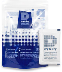 10 gram x 27 Packets “Dry & Dry” Premium Silica Gel Packets – Reusable Fabric