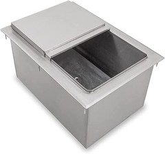 Commercial Stainless Steel Drop-In Ice Bin Chest 18″x12″