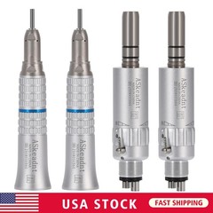 NSK Style Dental Straight Nose /Air Motor Low Slow Speed Handpiece E-type 4HOLES
