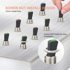 30A Heavy Duty Toggle Rocker Switch ON Off 12V DC with LED Light Car Truck Auto