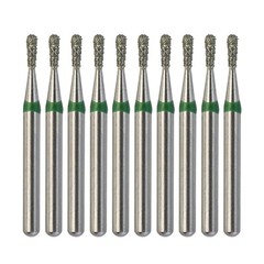 Dental Diamond Burs Pear Shape 830/010C Coarse Grit FG High Speed Burr 10pcs