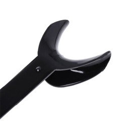 4X Dental Intraoral Cheek Lip Retractor Double-headed T-Shape Opener Black/Clear