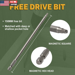 Pocket Hole Screws 1-1/4 Inch, 600 PCS Interior Pocket Screw #8 X 1-1/4″, Coarse