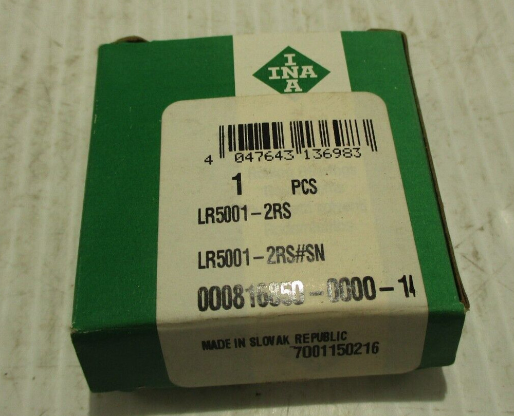 NEW INA LR5001-2RS SEALED BALL BEARING