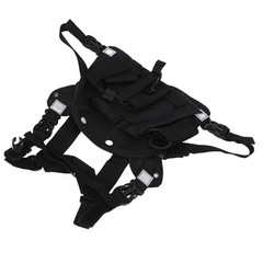 Radio Chest Harness Bag Oxford Cloth Universal Walkie Talkie Chest Pocket W ANDA
