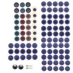104 Pcs Torque Sanding Discs Set 2 Inch Quick Change Discs with 1/4 Inch Holder