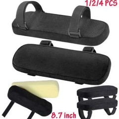 2/4 Pcs Chair Armrest Pads Arm Rest Office Chair Armrest Pads Cover Memory Foam