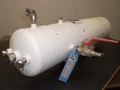 AES Seal Tank, SSE25 Vessel, 25L(6.6 gal), Stainless, #85814
