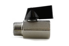 Mini 3/8″ Male 3/8 Inch Female NPT Brass Ball Shut Off Valve Water Air Fluid WOG