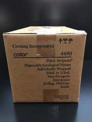 Corning Costar REF 4490 Stripette Serological Pipets Polystyrene 50mL Case
