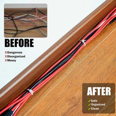 100-200Pcs Cable Ties 4″ / 14″ Heavy Duty Nylon Wrap Wire Zip Ties UV Resistant