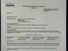 LABSPHERE SPECTRALON DIFFUSE REFLECTANCE STANDARDS