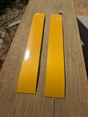 Yellow Retro Reflective Tape 2 strips 8″ x 1″