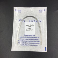 Dental Orthodontic Arch Wire Super Elastic Niti Round Ovoid Upper/Lower 012-020