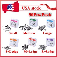 Dental Metal Matrices Matrix Band Sectional Contoured Refill S/M/L 50Pcs/1Pack