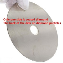 JINGLING 4″ inch 100mm Diamond Flat x x x 0.04″ (1.1mm), Silver