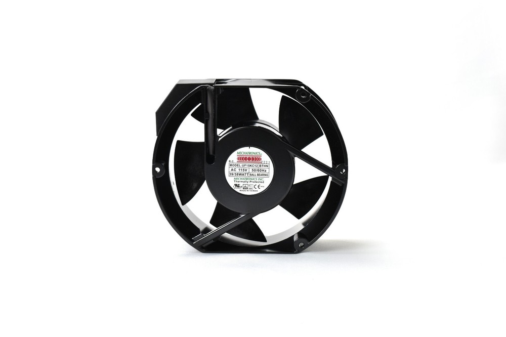 Mechatronics UF15KC12-BTHN Ball Bearing Axial Fan – 115VAC 60Hz 38W 172x150x55mm