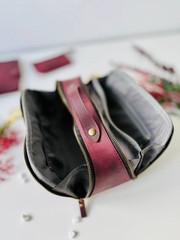 Luxury Leather Gift Set: Notebook, Wallet, Cosmetic Bag, Keychain – Personalized