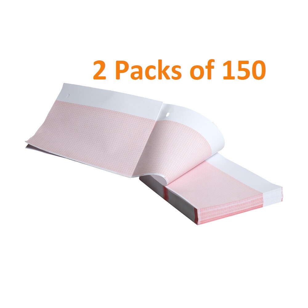 300 Pk, GE ECG EKG Thermal Paper Z-Fold For GE MAC 2000, MAC VU360 2104771-001