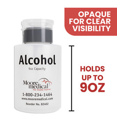 Moore Medical Alcohol Dispenser, 9oz