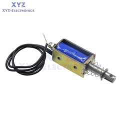 JF-0530B DC12V 300mA 5N/10mm Pull-Push-Type DC Solenoid Electromagnet