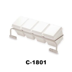 Cart Storage Rack With 4 Organizers for Dental, Vet, Medical