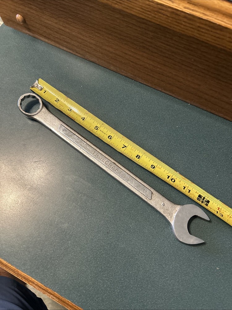 TRUECRAFT 1” Palmera Combination Wrench 12pt Alloy Steel Spain B111B