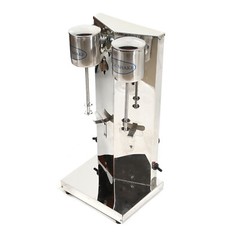 Electric Milk Shaker Blender – Stainless Steel Dual Head Mixer for Smoothies