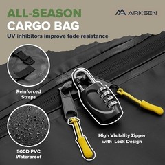 500lbs Heavy Duty Hitch Cargo Carrier W/ Waterproof Storage Bag & Cargo Net New