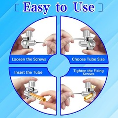 2 Set BPV-31 Refrigerator Puncture Valve Line Tap Piercing Valve for HVAC A/C US