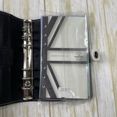 Filofax The Original Personal A5 Leather Organizer Black New