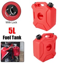 2X 5L Gas Fuel Tank Gas Can Oil Storage Can Fr ATV UTV Gokart Motorcycle Car SUV