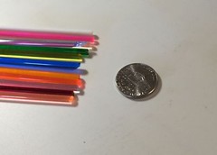 50 Pieces 36″ Length 1/8″ Assortment Colored Acrylic Rod (150 Ft Total)
