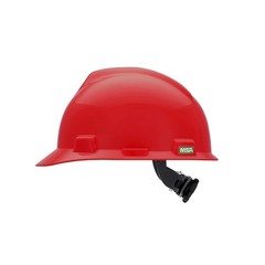 Msa Safety 475363 V-Gard Front Brim Hard Hat, Type 1, Class E, Ratchet