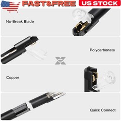 80Pcs Quick Wire Connectors Reusable Plug-In Cable Terminal Blocks