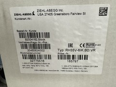Ziehl-Abegg RH35V-6IK.BD.VR 200-277VAC 1680RPM Centrifugal Fan 2500 CFM